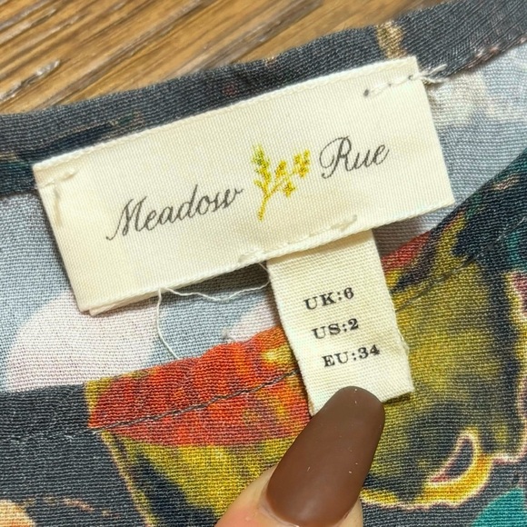 Anthropologie Meadow Rue Minutiae Floral Tunic - Picture 5 of 14